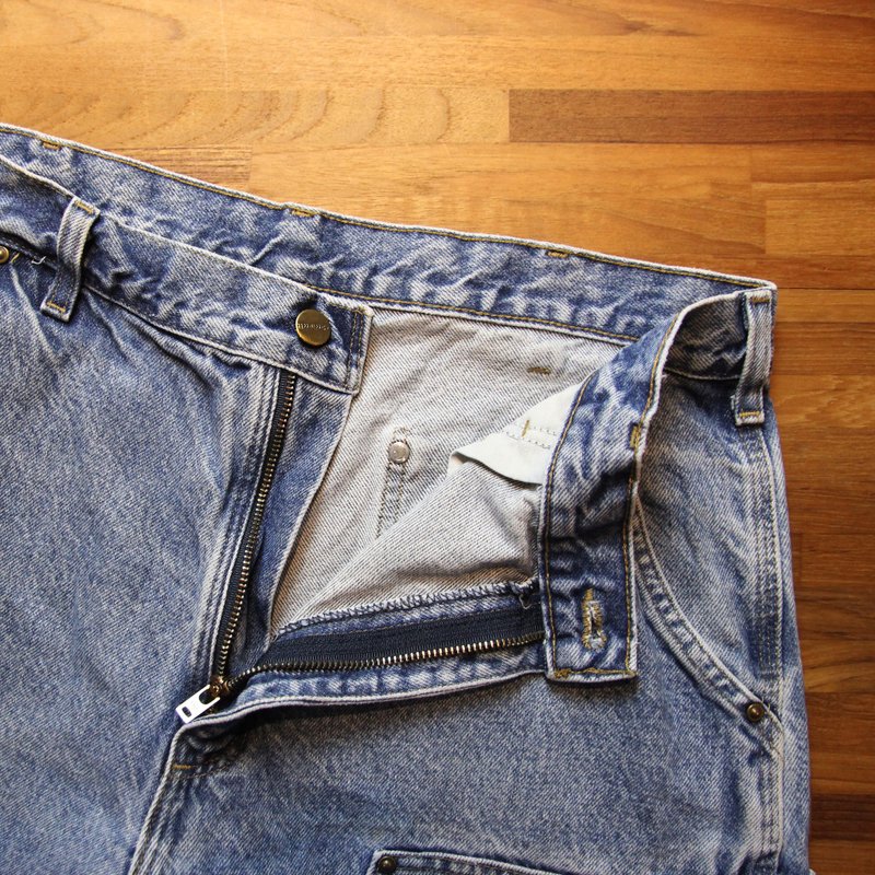 Tsubasa.Y 古着屋 CARHARTT浅蓝牛仔长裤004，Carhartt Working Pants - 男士长裤 - 其他材质 
