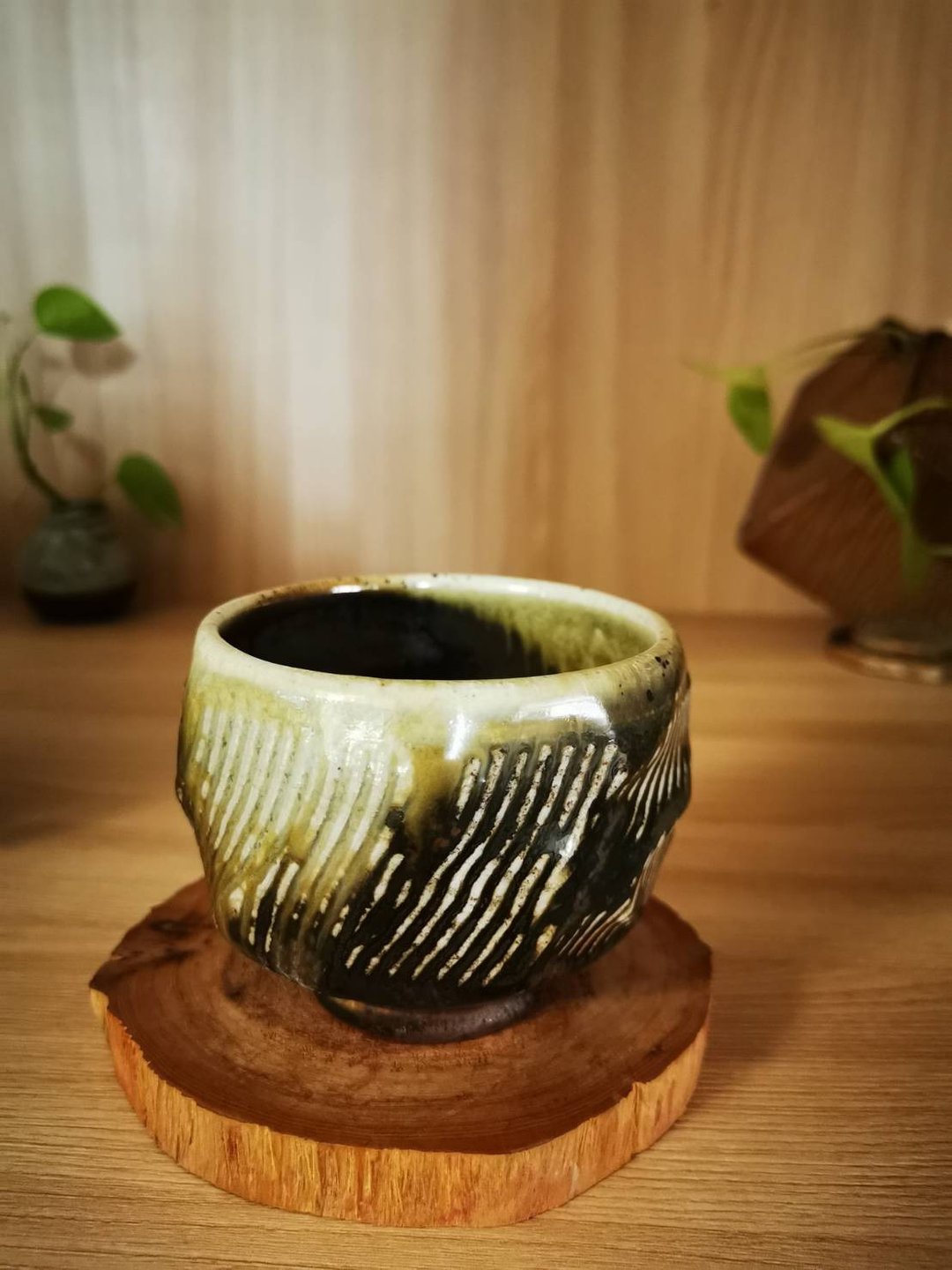 柴烧自然落灰柴烧杯 - 茶具/茶杯 - 陶 