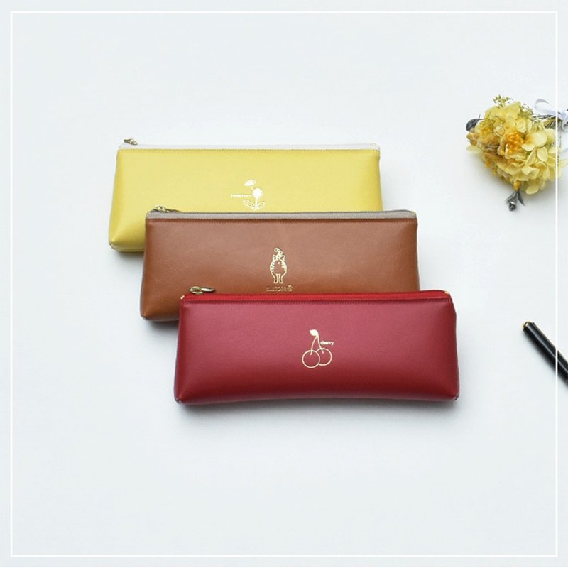 笔袋一点大容量有拉链 - 铅笔盒/笔袋 - 其他材质 红色