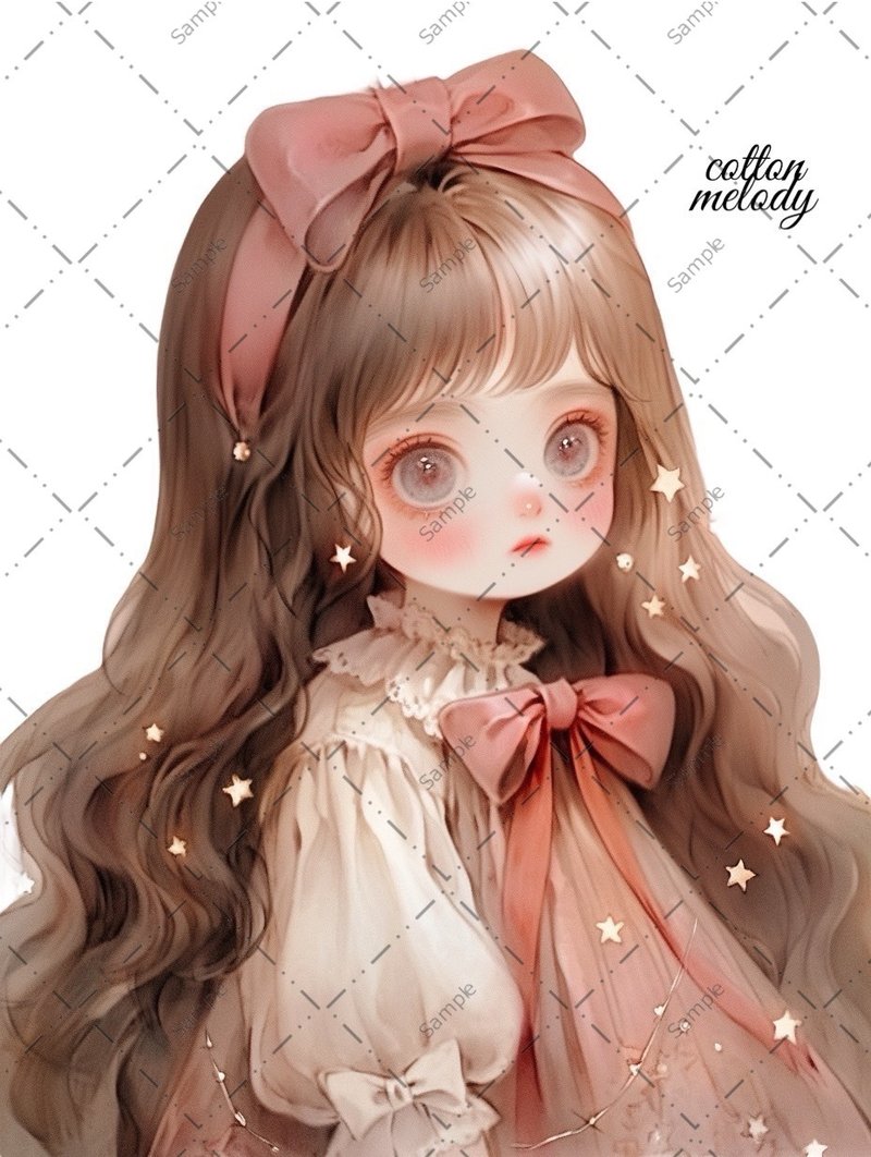 原创贴纸 no.521 人物贴纸 原创贴纸 人物贴纸 女孩贴纸 原创人物贴纸 - 贴纸 - 纸 