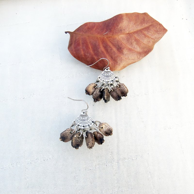 苦瓜 种子耳环 - 耳环/耳夹 - 植物．花 