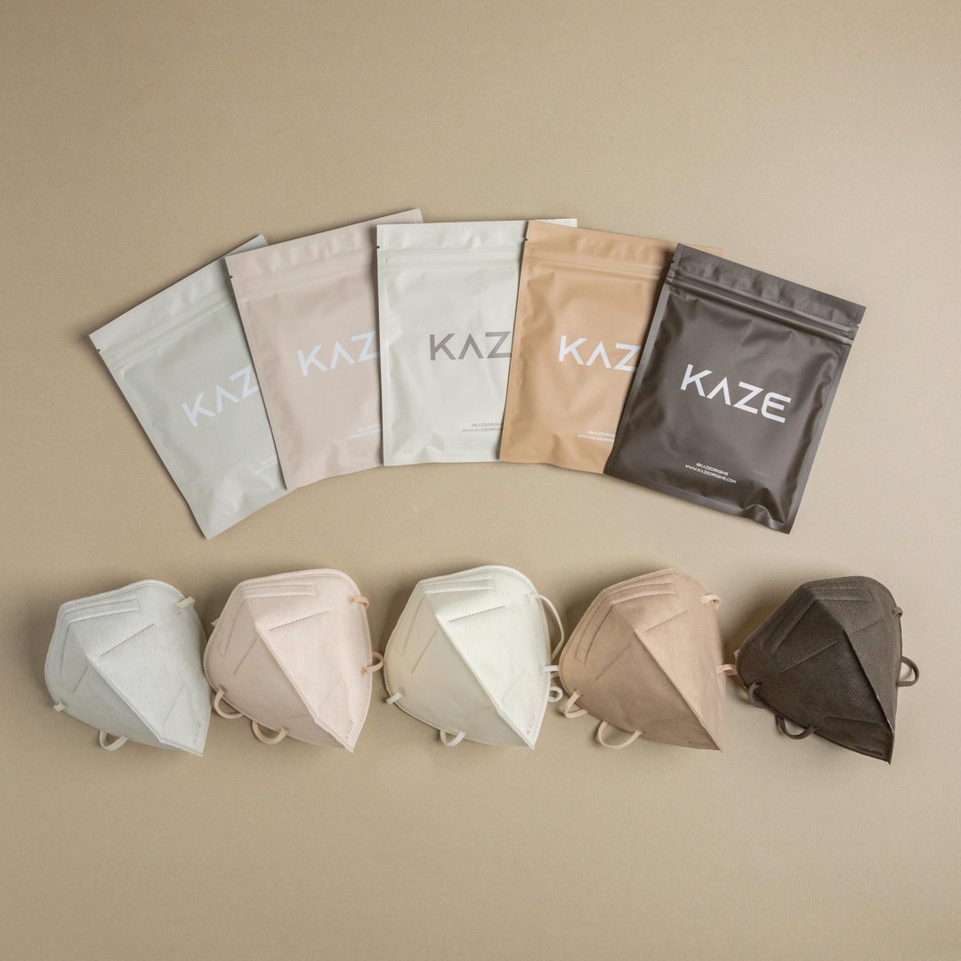 KAZE 裸色系列 3D立体口罩 (一盒十片入) - 口罩 - 其他人造纤维 多色