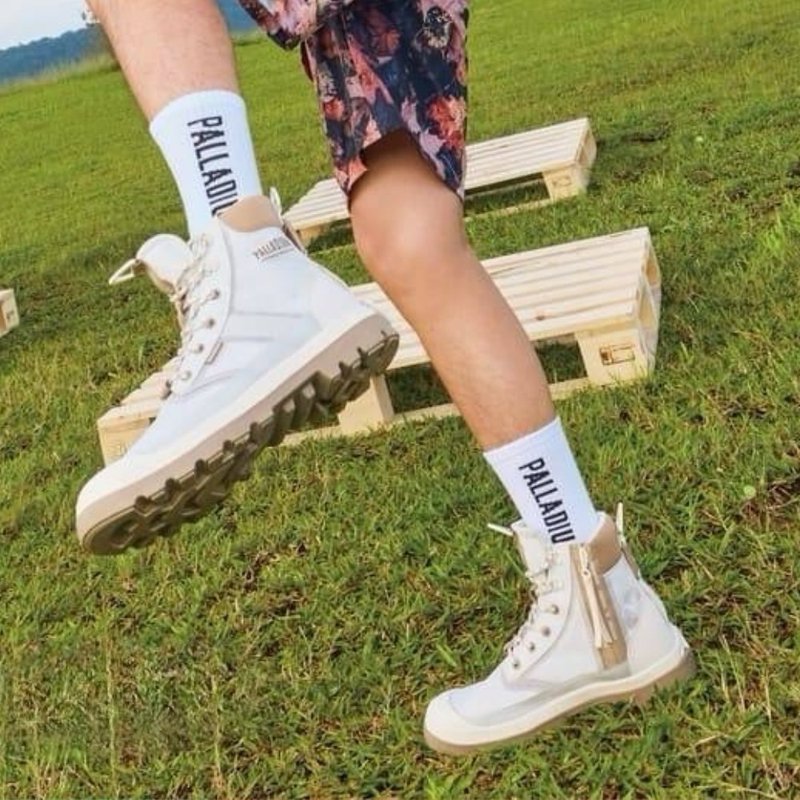 PALLADIUM SPORTCUFF 拼接撞色潮流拉链防水靴 74068 - 雨鞋/雨靴 - 其他材质 多色