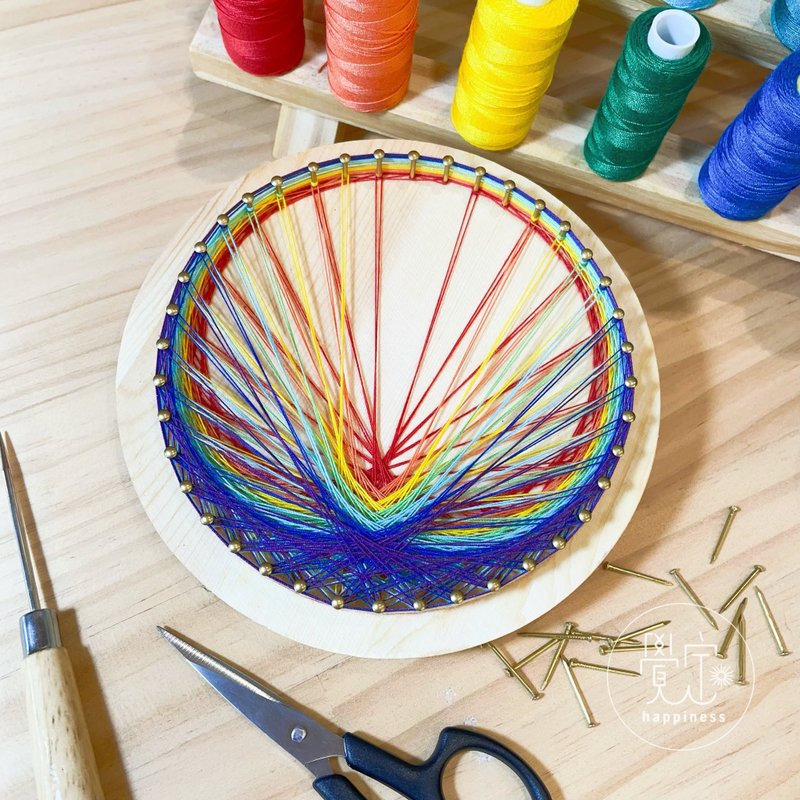 Stringart 艺术作品-翱 - 摆饰 - 其他材质 多色