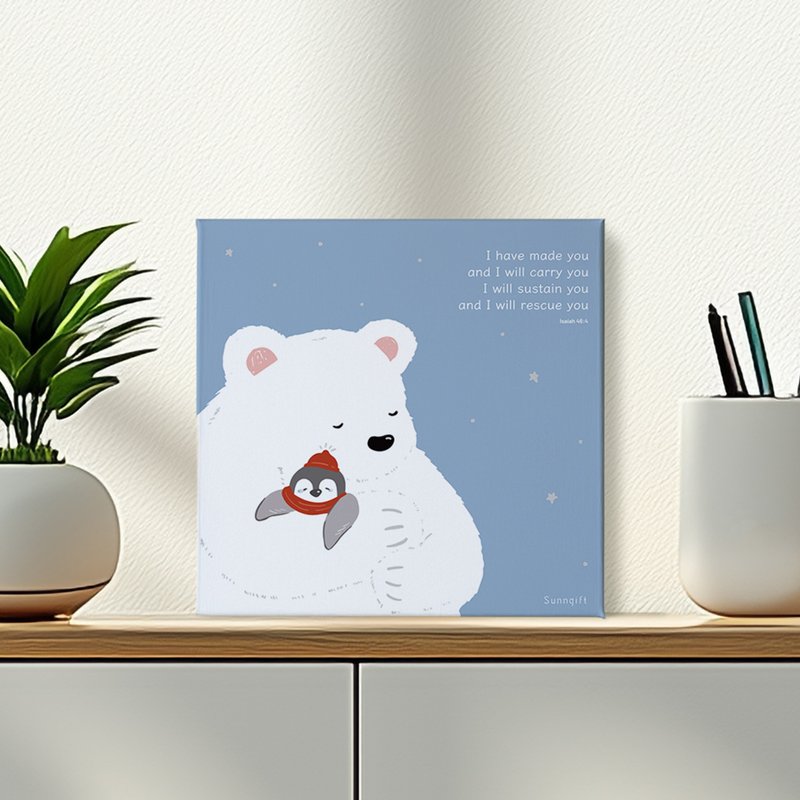 NEW 无框画-你已经做得很好了 20 x 20 - 画框/相框 - 棉．麻 