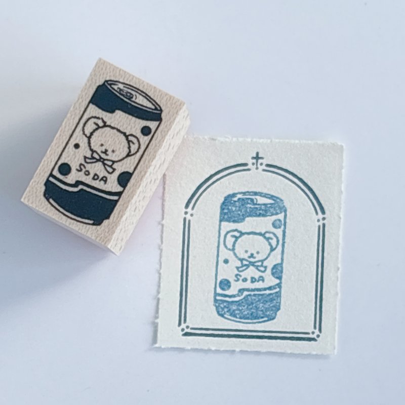 熊熊饮料罐 1220 - 印章/印台 - 橡胶 