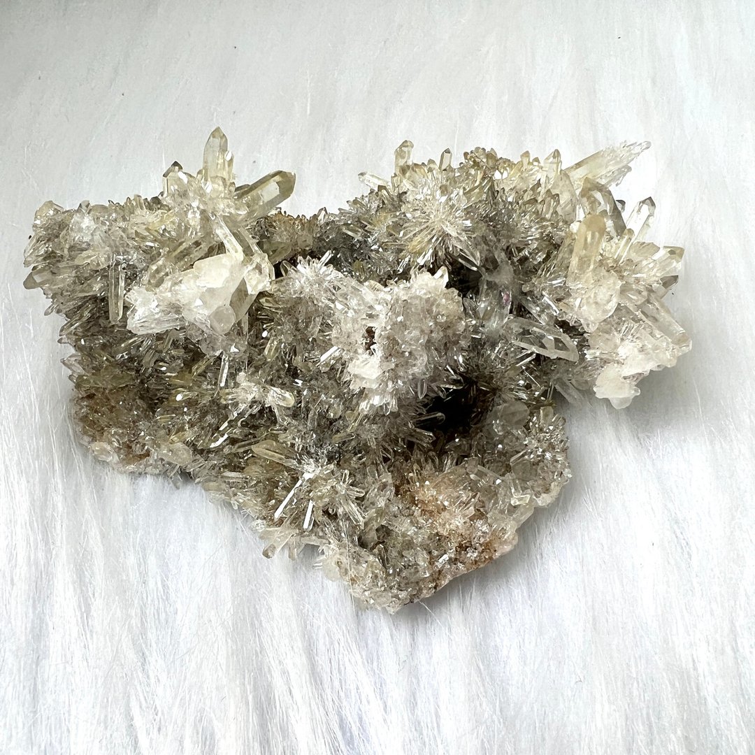 白菊花晶簇 | 水晶 | 水晶簇 | 水晶摆件 - 摆饰 - 水晶 透明