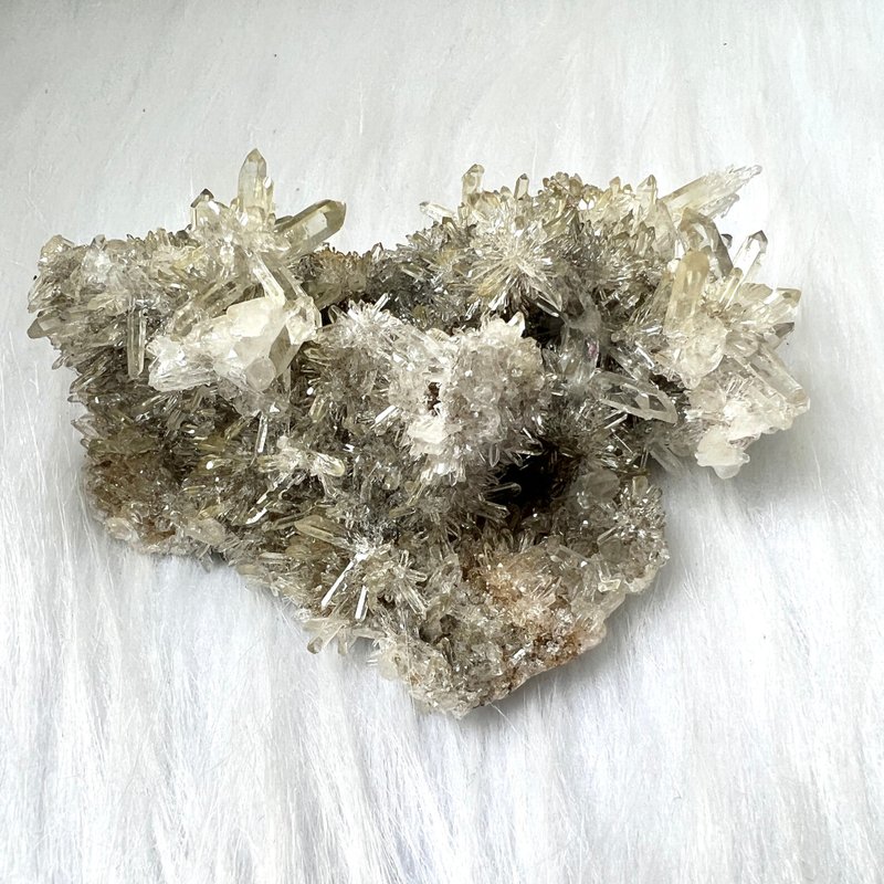 白菊花晶簇 | 水晶 | 水晶簇 | 水晶摆件 - 摆饰 - 水晶 透明