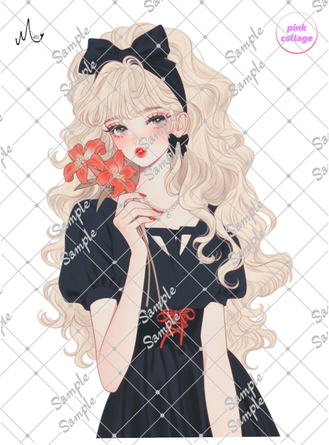 原创角色贴纸限量粉红系列，至9月10日 - 贴纸 - 纸 
