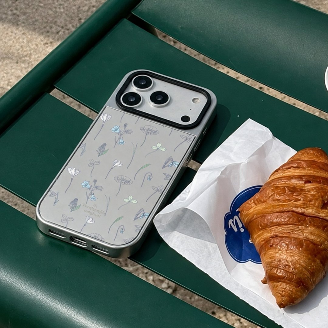 【FlowerBox VOL.37】银框镜面 MagSafe iPhone Case - 手机壳/手机套 - 其他材质 