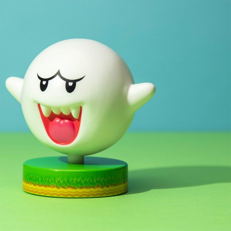 【任天堂】超级玛利欧害羞幽灵造型小夜灯/ BOO/SUPER MARIO - 灯具/灯饰 - 塑料 多色