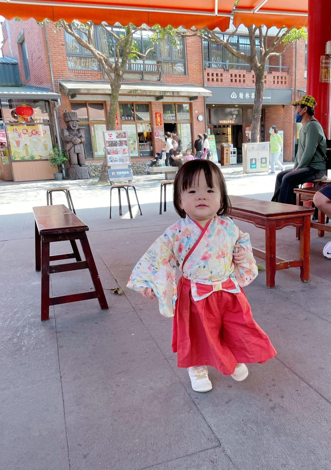 浅草振袖和服(女)-订制 婴幼儿 宝宝 儿童 日本 和服 礼服 衬衫 - 童装礼服/连衣裙 - 棉 粉红色
