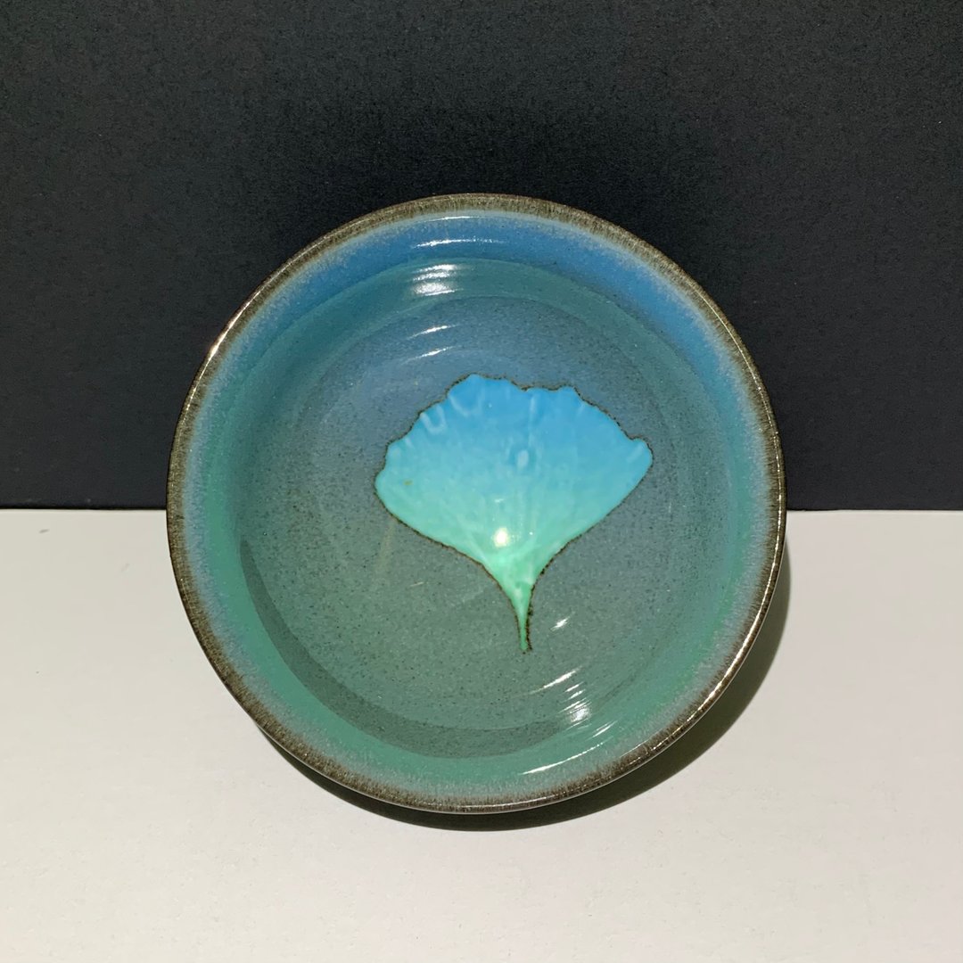 木叶天目圆杯 80ml 邱毓宁 莺歌烧 B2-05 - 茶具/茶杯 - 瓷 黑色