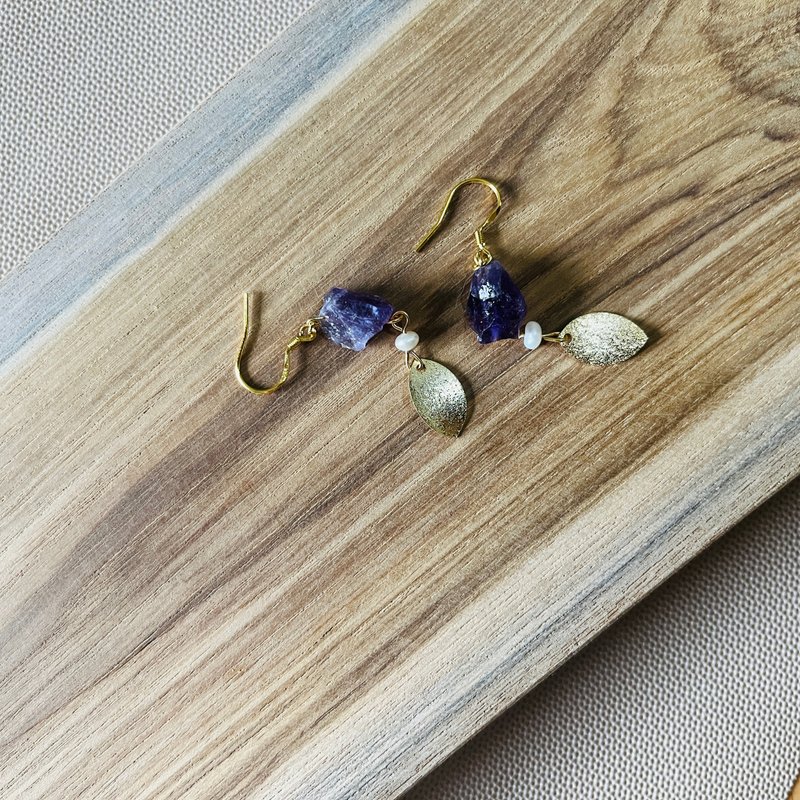 以赛亚(耳环) - 耳环/耳夹 - 宝石 紫色