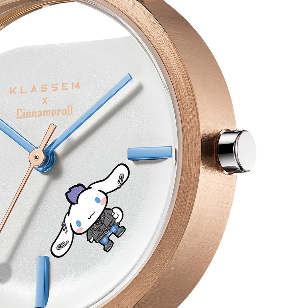 KLASSE14 x SANRIO CINNAMOROLL IMPERFECT ANGLE 香槟 - 对表/情侣表 - 不锈钢 白色