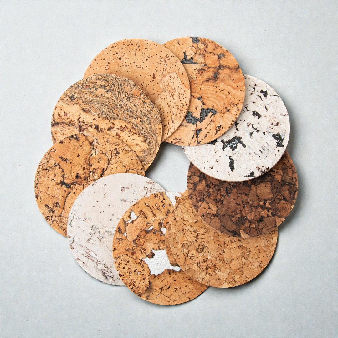 Talawa Cork 杯垫 (Assort) - 杯垫 - 环保材料 咖啡色
