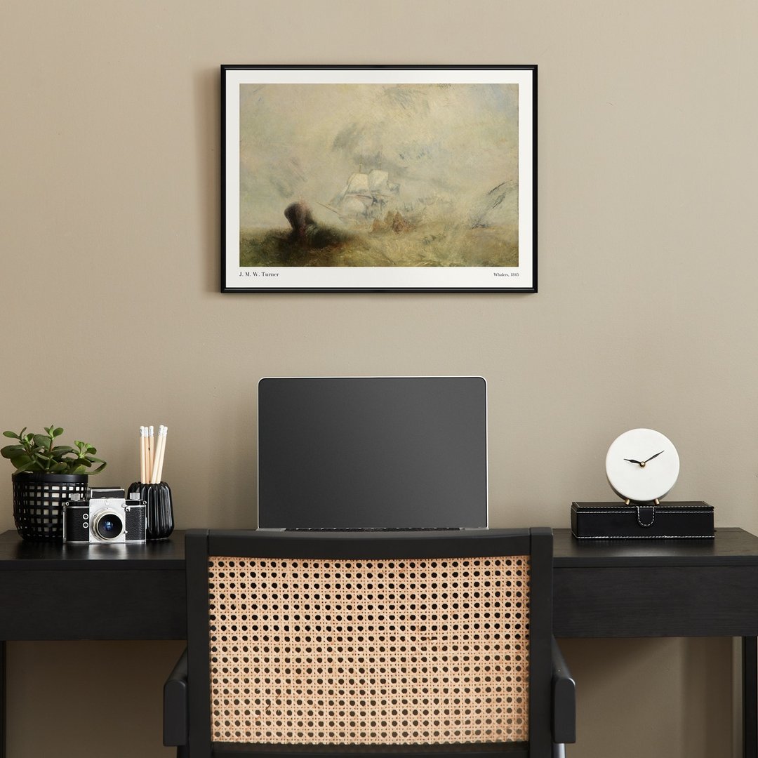 威廉・透纳_捕鲸船 - 威廉・透纳系列挂画/大师名作系列/抽象画 - 海报/装饰画/版画 - 其他材质 卡其色
