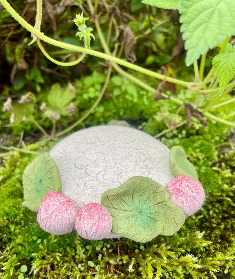 莲花台座 - 摆饰 - 瓷 白色