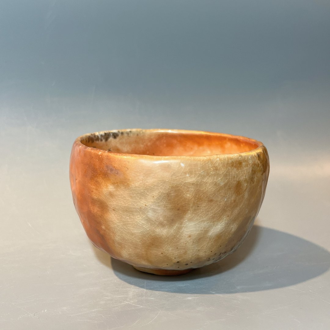 柴烧志野金彩茶碗 / 水方 / 小平凡手作 - 茶具/茶杯 - 陶 