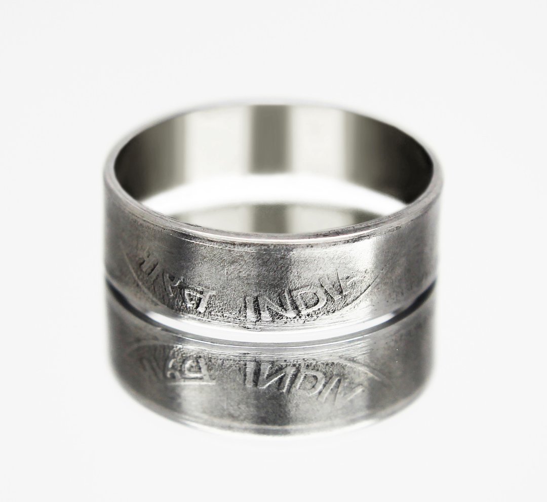 India Coin Ring 2 rupees 2007-2011 coin rings for men coin rings for women - 戒指 - 其他金属 