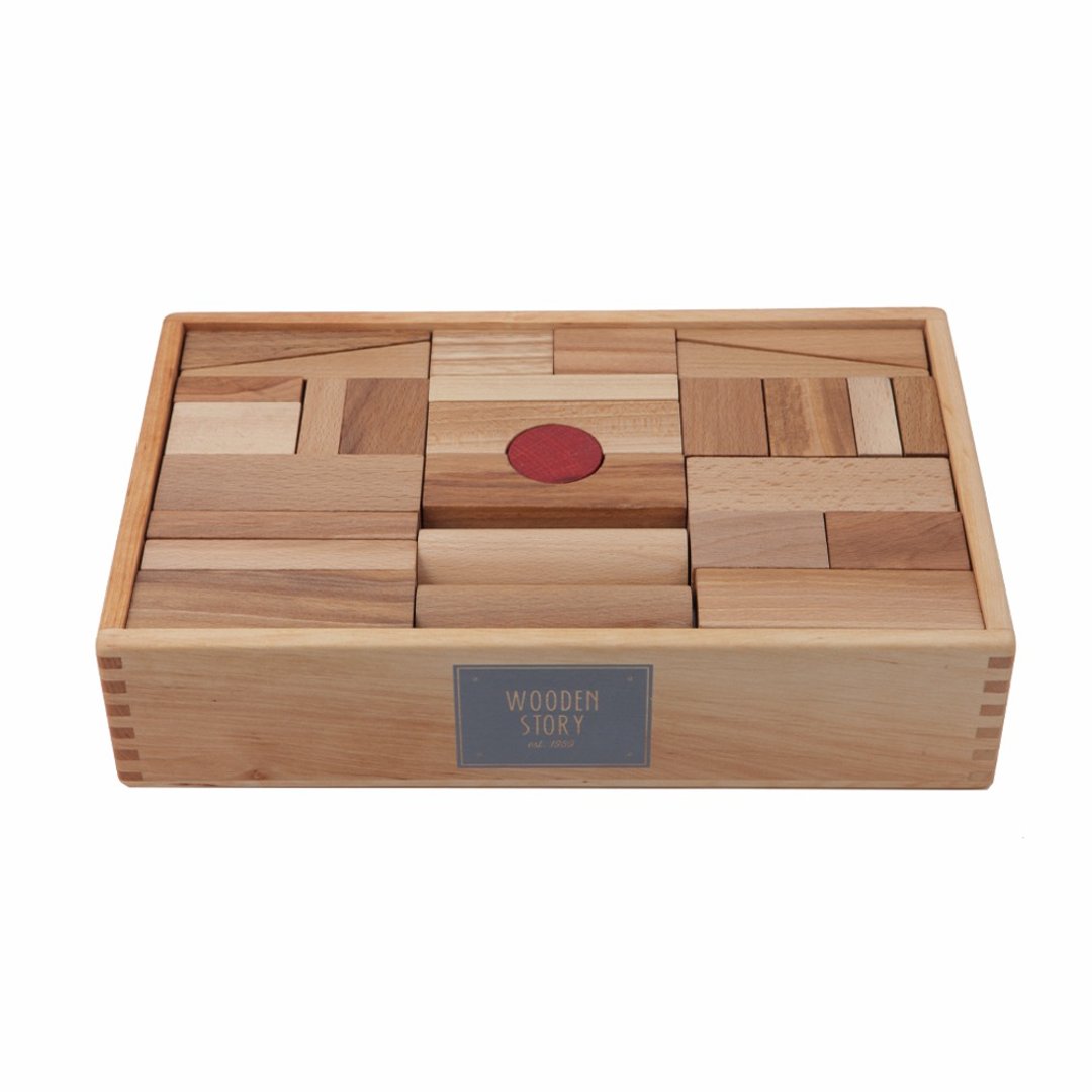 Wooden Story - 大型原木积木组 - 63pcs - 玩具/玩偶 - 木头 