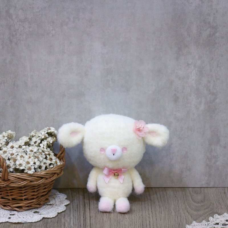 毛毛款－小羊娃娃。宝宝沙龙。吊饰。钥匙圈 - 玩偶/公仔 - 其他人造纤维 