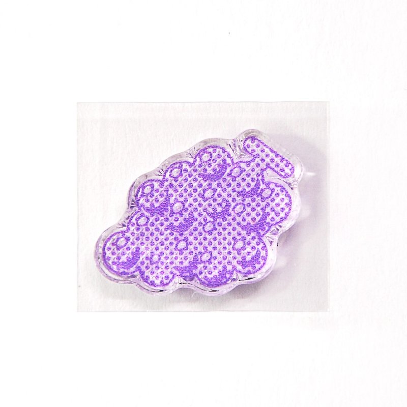 PLAY台湾水果水晶印章 葡萄 - 印章/印台 - 塑料 透明