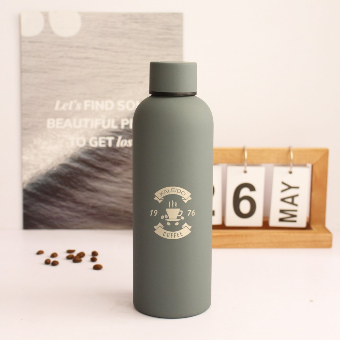 【Coffee Shop系列】磨砂不锈钢保温杯 户外运动水杯 咖啡杯定制 - 保温瓶/保温杯 - 不锈钢 多色