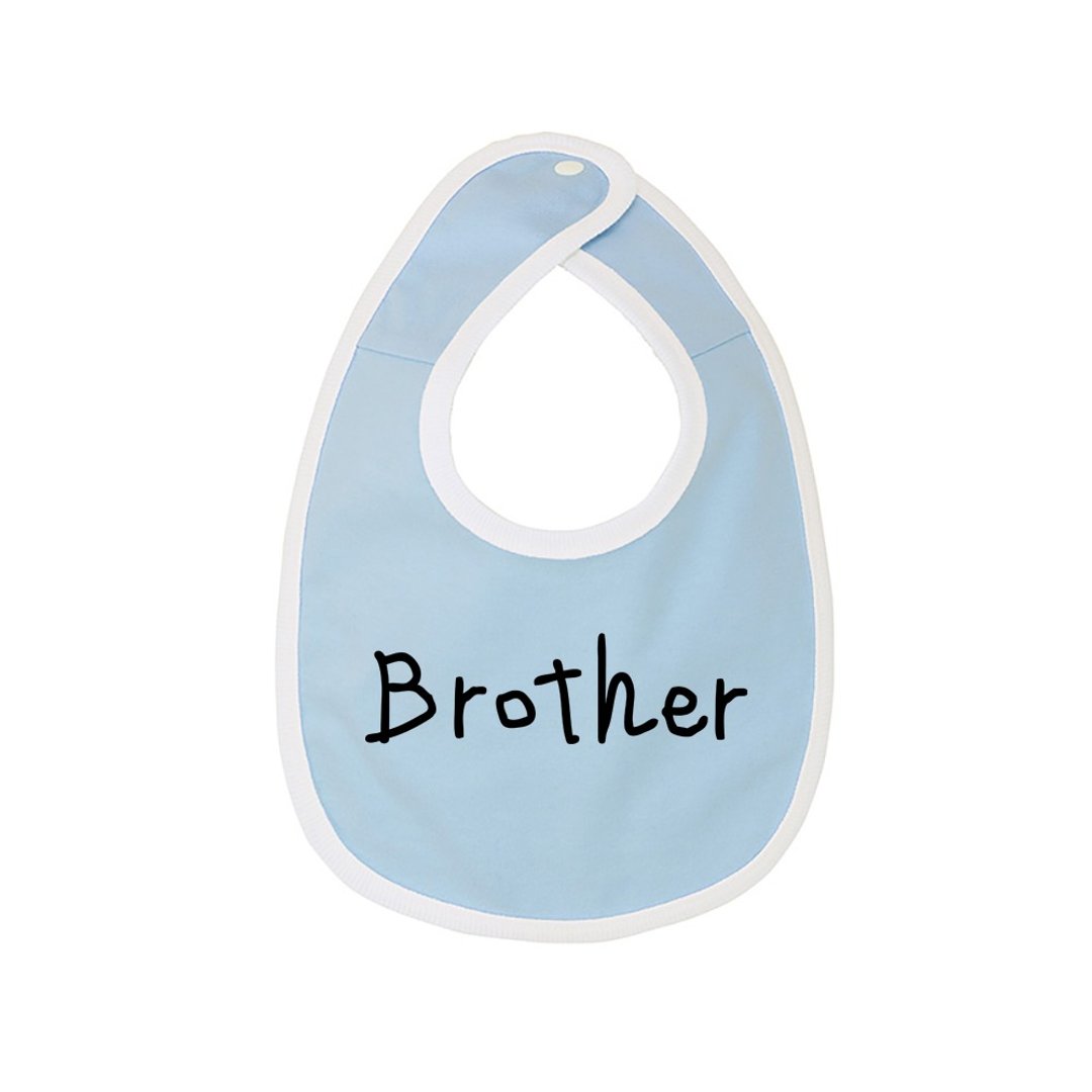Brother 围兜 - 围嘴/口水巾 - 棉 蓝色