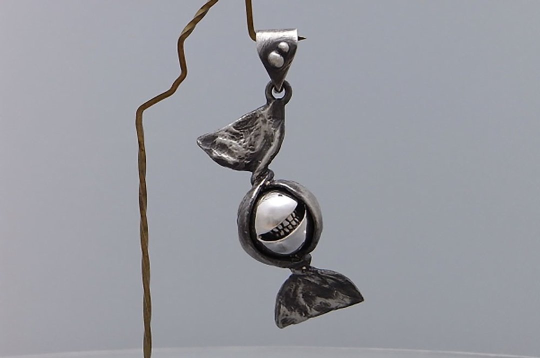 smile candy S_P1(s_m-P.38) only pendant top without a chain 沒有銀鍊 sterling silver - 项链 - 纯银 银色