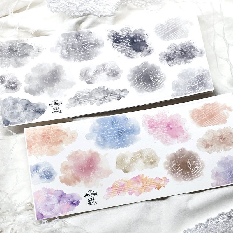 :Slow Memories: 雾面透明贴纸 - 贴纸 - 其他材质 