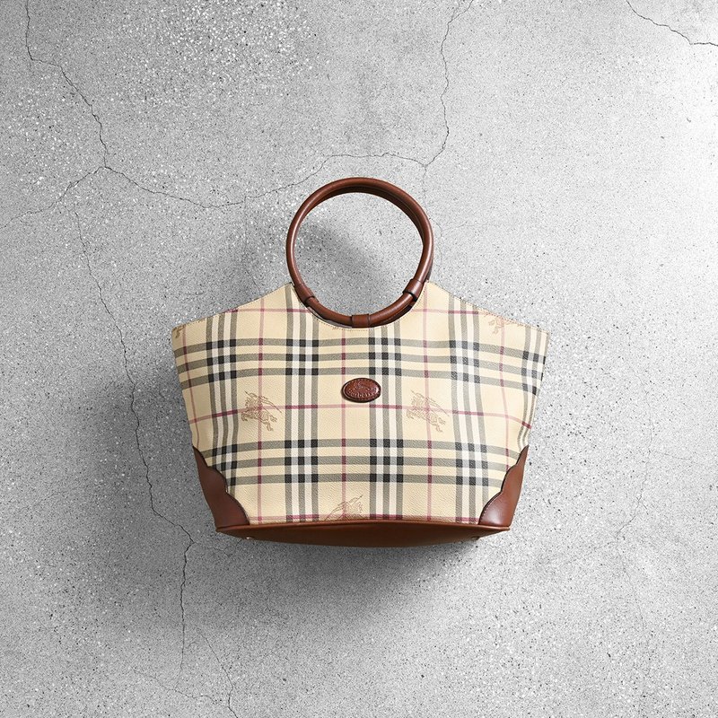 Burberrys 古董手提包 / 古董精品、日本中古二手名牌、二手精品 - 侧背包/斜挎包 - 真皮 咖啡色