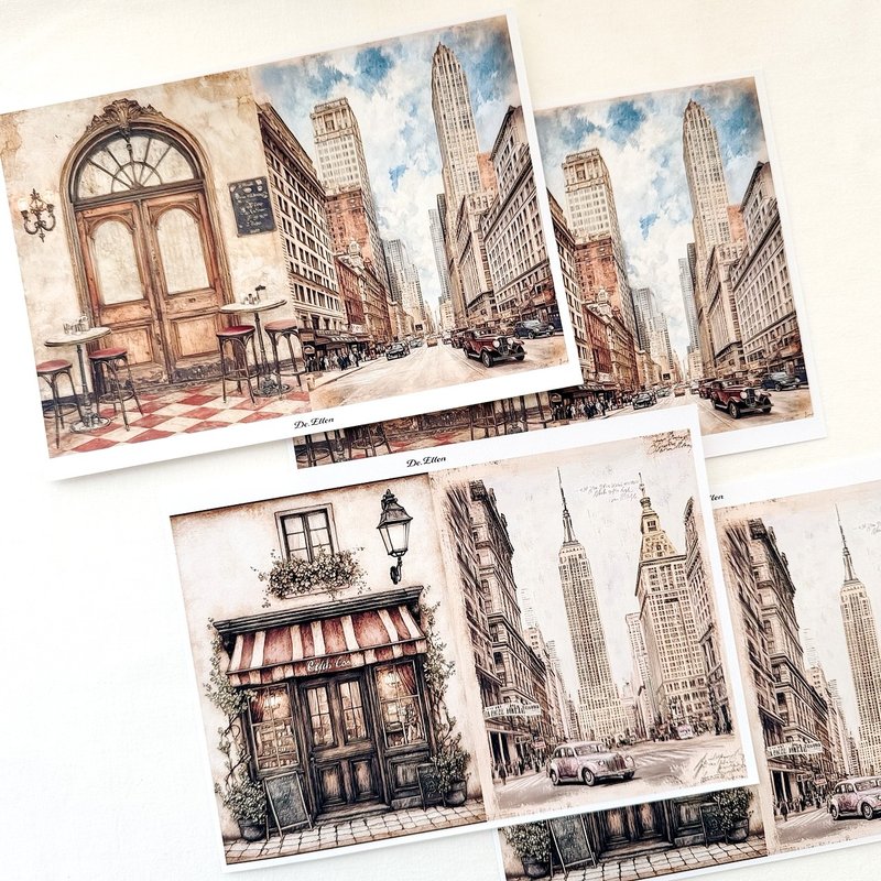 Z277-一组背景 - 贴纸 - 纸 