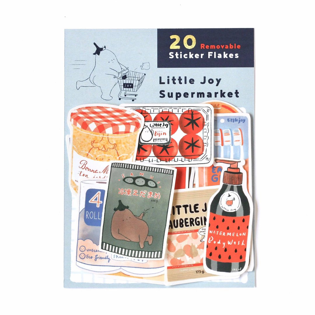 Little Joy Supermarket 贴纸组 20 枚入 - 贴纸 - 塑料 多色