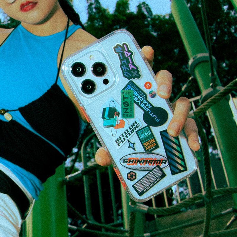 iPhone 14 系列 Saido 低调风格四角防摔手机壳-透明 - 手机壳/手机套 - 其他材质 透明