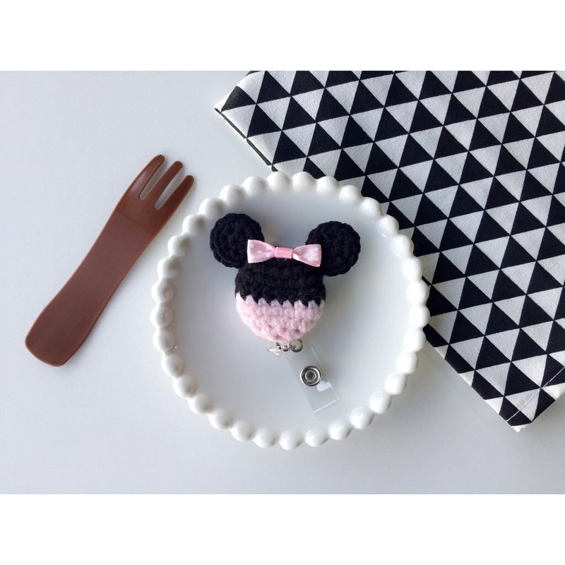 啾啾手作小铺  米妮  伸缩拉环。证件夹。识别证 - 证件套/卡套 - 其他材质 