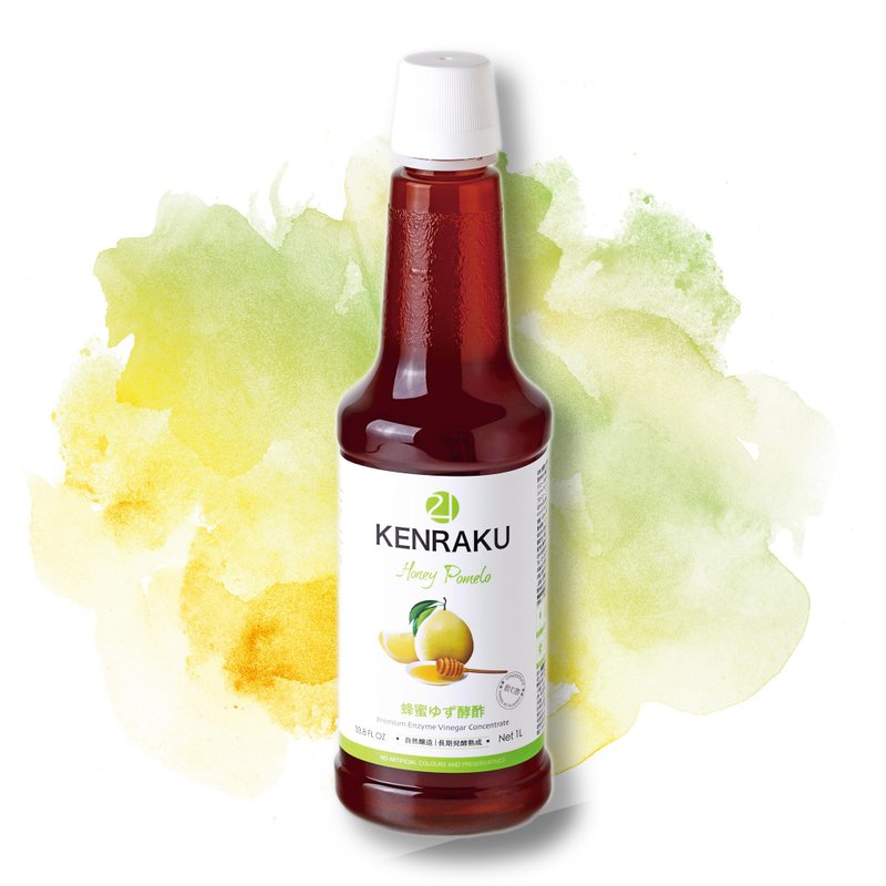 蜂蜜柚子酵酢 天然纯酿造 长时发酵熟成 - 醋/水果醋 - 塑料 绿色