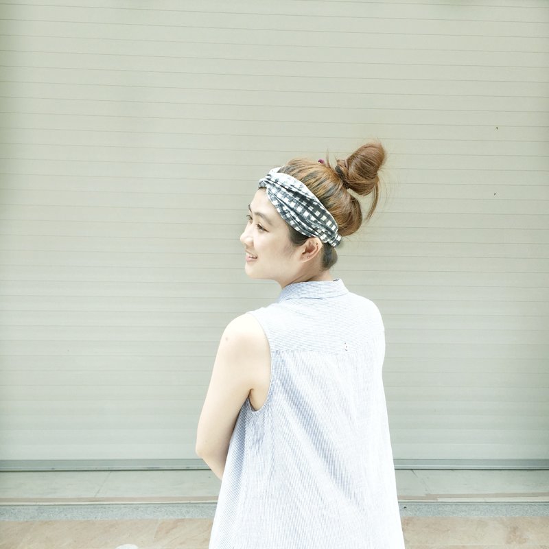 南国的岛 松紧版/手工发带 - 发饰 - 其他材质 白色