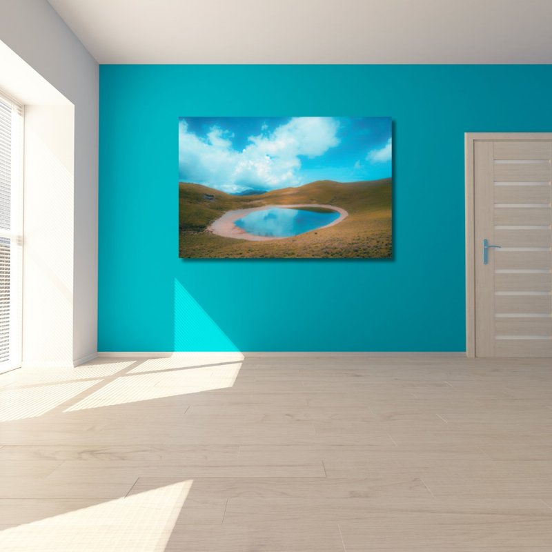 嘉明湖 风景摄影 无框画 - 画框/相框 - 其他材质 白色