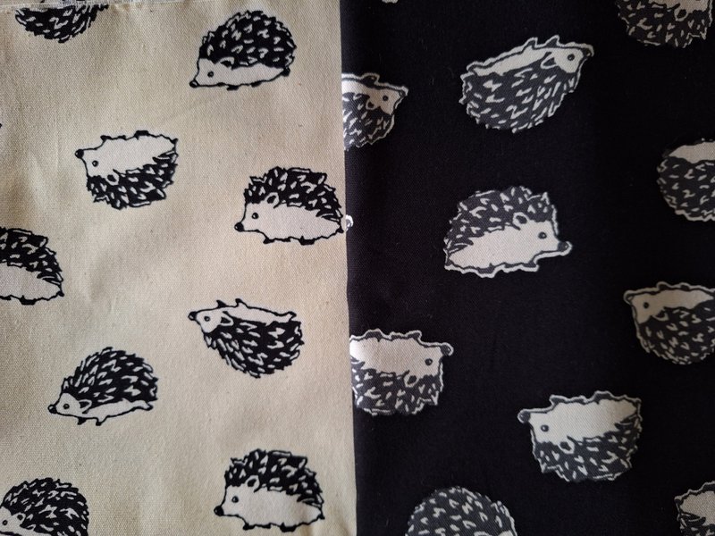 医护双层手术帽、工作帽、烘培帽  米白底刺猬  中厚棉款 - 帽子 - 棉．麻 多色