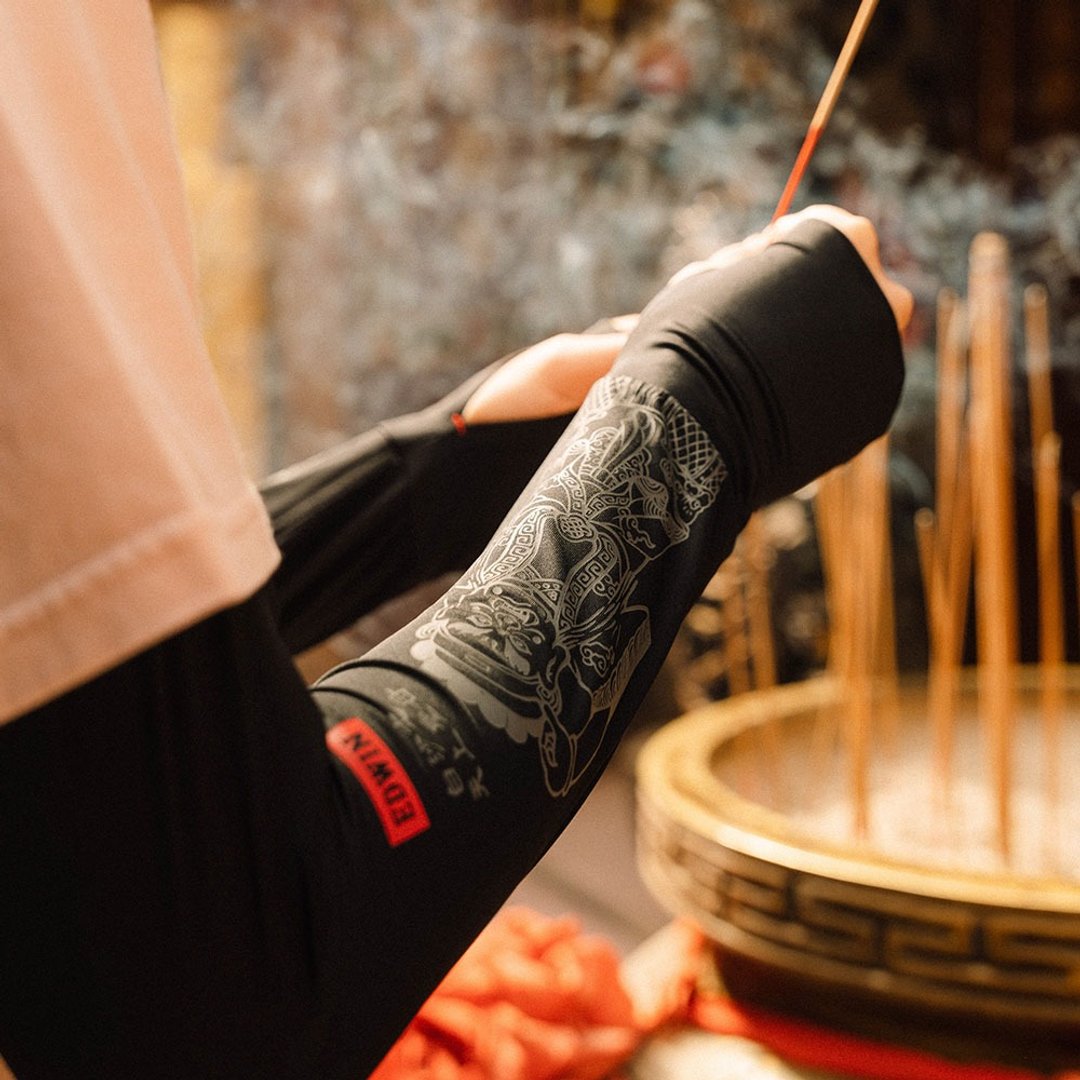 EDWIN 配件 白沙屯 妈祖左右护法袖套组 (黑色) #配件 - 其他 - 聚酯纤维 黑色