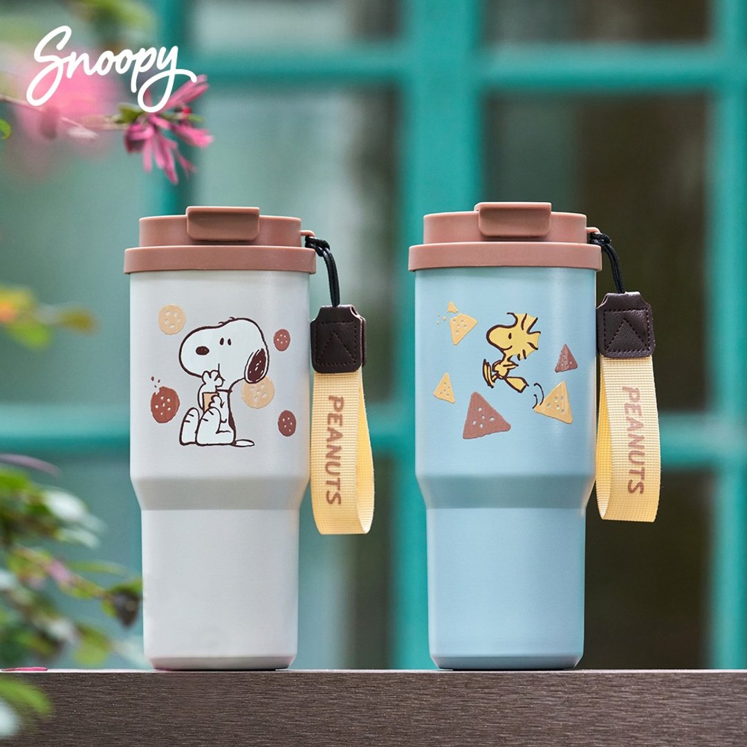 【毕业】Snoopy 史努比 小点心 304 不锈钢随行双饮真空保温杯 - 保温瓶/保温杯 - 不锈钢 