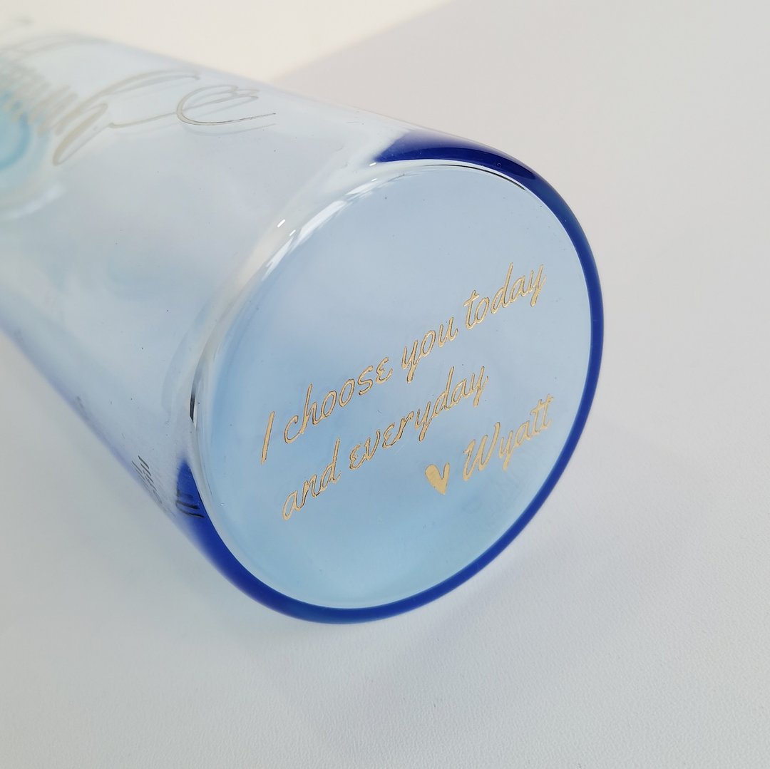 运动水樽水瓶定制化玻璃樽雕刻 生日礼物 纪念礼物 送女友 - 玻璃杯 - 玻璃 