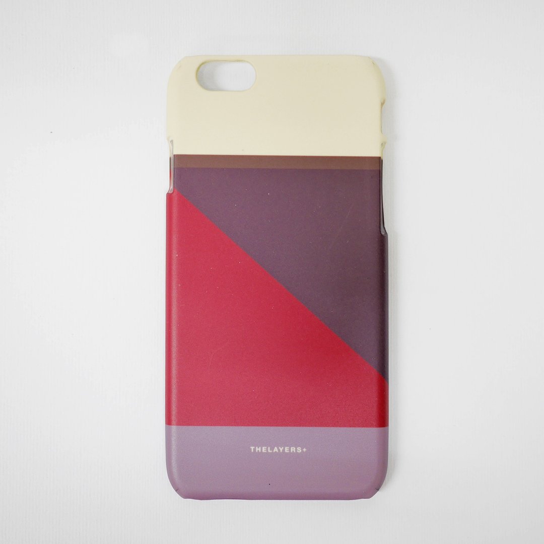 简约酒红 Graphic Print DARK COPPER Phone case 刻字原创手机壳 - 手机壳/手机套 - 塑料 红色