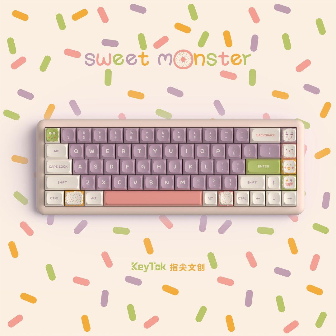 KDA甜鸡 Dye-Sub PBT 键帽 keytok - 电脑配件 - 环保材料 