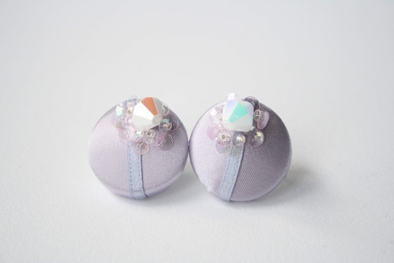 kurumi - 耳环/耳夹 - 其他材质 紫色