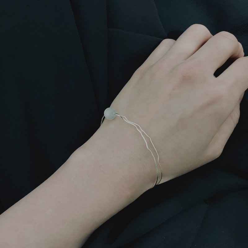 Horizon - Dew | 地平线之露 - 手链/手环 - 纯银 银色