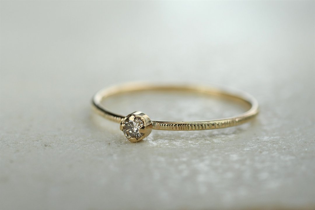 Natural Diamond ver.7 - 戒指 - 其他金属 金色