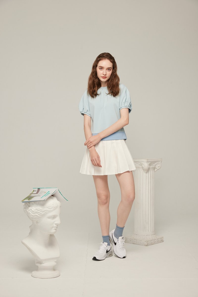 短袖上衣 (22S1TP01) - 女装上衣 - 尼龙 