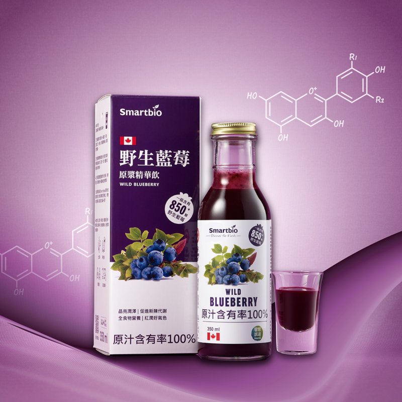 【智慧诚选】野生蓝莓原浆精华饮 - 健康/养生 - 玻璃 紫色